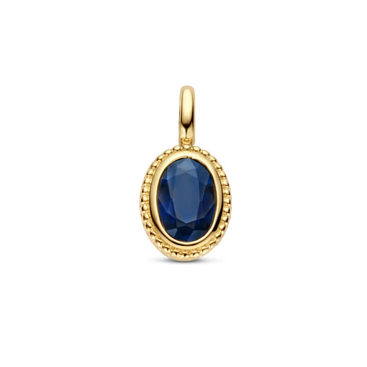 hanger saffier 0.62ct - Da Vinci Juweliers