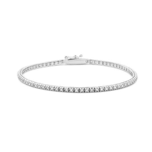 Tennisarmband lab grown diamant 1.00ct g si 2,0 mm 17,5 cm