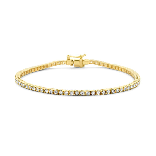 Tennisarmband diamant 2.00ct h si 2,3 mm 17,5 cm