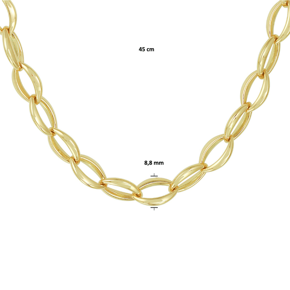 collier anker 8,8 mm 45 cm - Da Vinci Juweliers