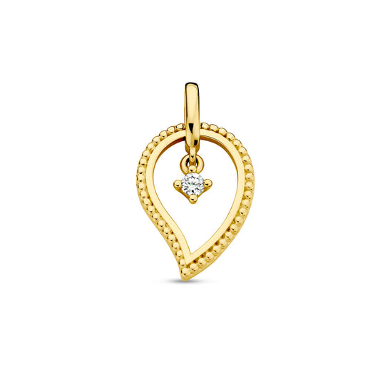 hanger diamant 0.06ct h si - Da Vinci Juweliers