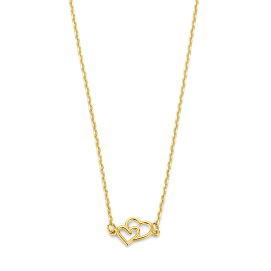 collier hartjes 41 - 43 - 45 cm - Da Vinci Juweliers