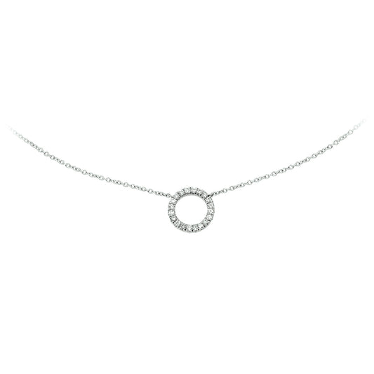 collier diamant 0.10ct h p1 40 - 44 cm - Da Vinci Juweliers